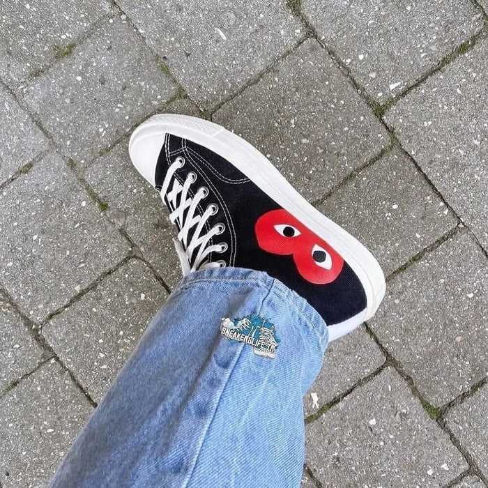 Converse x Comme des Garçons PLAY Chuck 70 High Top Black/White