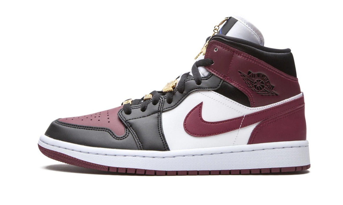 AIR JORDAN 1 MID " Dark Beetroot Gold Pendants"