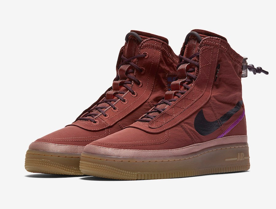 Nike Air Force 1 Shell Burnt Brown